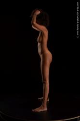 Nude Woman Black Standard Photoshoot Pinup